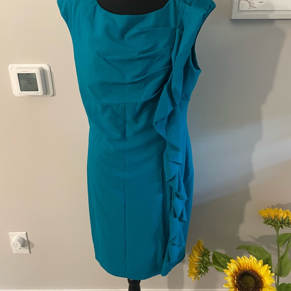 Beautiful side ruffle Calvin Klein dress 14